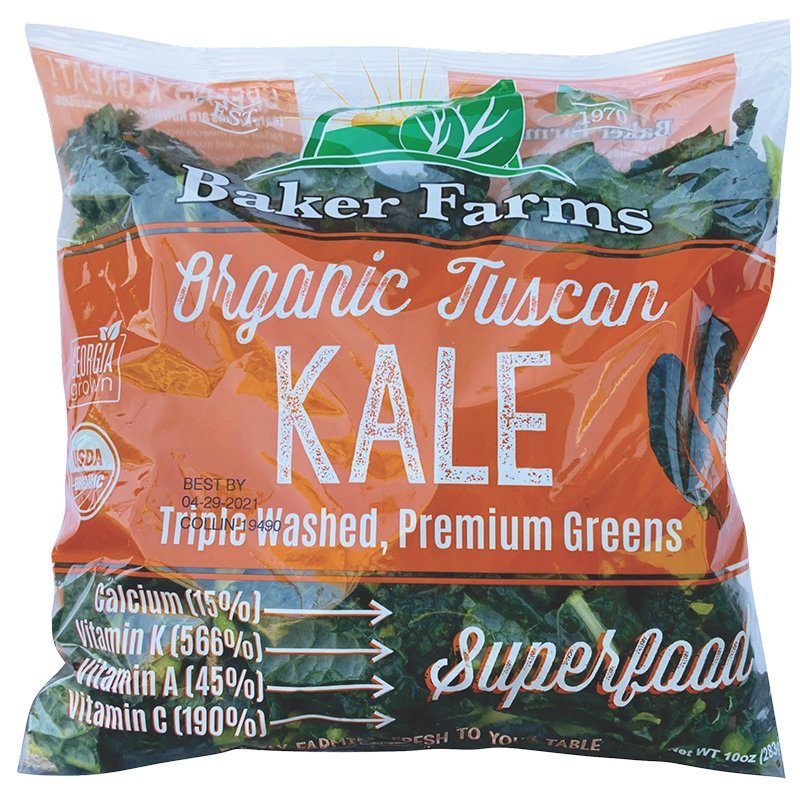 Baker Farms Organic Tuscan Kale